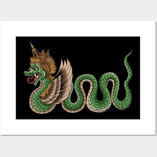 Anantaboga Balinese giant snake Posters and Art